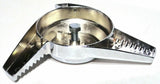 GG Hub Cap Spinner California Groovy Right Hand Chrome Die Cast #90354 Each