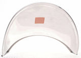 Extended Round Headlight Visor for 7” Head Light Stainless 5-1/8” Depth GG#92475