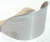 GG Light Visor for Semi Trucks With 2" Sealed Lights Stainless Steel #92487 Pair