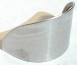 GG Light Visor for Semi Trucks With 2" Sealed Lights Stainless Steel #92487 Pair