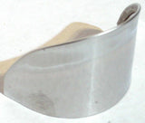 GG Light Visor for Semi Trucks With 2" Sealed Lights Stainless Steel #92487 Pair
