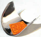 GG Light Visor for Semi Trucks With 2" Sealed Lights Stainless Steel #92487 Pair