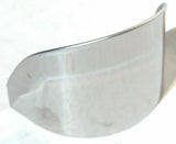 GG Light Visor for Semi Trucks With 2" Sealed Lights Stainless Steel #92487 Pair