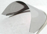 GG Light Visor for Semi Trucks With 2" Sealed Lights Stainless Steel #92487 Pair