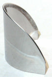 GG Light Visor for Semi Trucks With 2" Sealed Lights Stainless Steel #92487 Pair
