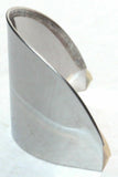 GG Light Visor for Semi Trucks With 2" Sealed Lights Stainless Steel #92487 Pair