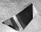Rectangular 7.5 X 2.25 Headlight Visor 6052 6054 Bulb Stainless Steel GG#92493