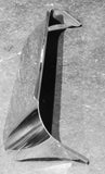 Rectangular 7.5 X 2.25 Headlight Visor 6052 6054 Bulb Stainless Steel GG#92493