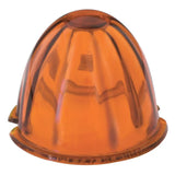 Dark Amber Glass Watermelon Lens 3.5 for Peterbilt Cab Light Grakon 1000 GG92509