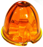 Light Amber Glass Watermelon Light Lens 3.5" OD 2 Screw Holes GG#92801 Each