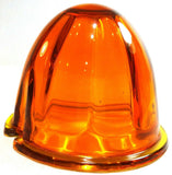 Light Amber Glass Watermelon Light Lens 3.5" OD 2 Screw Holes GG#92801 Each