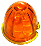 Light Amber Glass Watermelon Light Lens 3.5" OD 2 Screw Holes GG#92801 Each