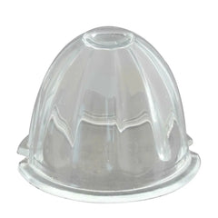 GG Light Lens Watermelon Style Clear Glass 3 1/2" OD 2 Screw Holes #92806 Each