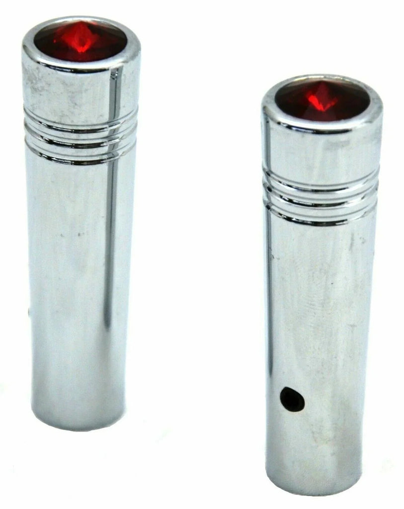 Toggle Switch Extensions for Kenworth Red Jewel Chrome 2 1/4 Tall GG#92865 Pair