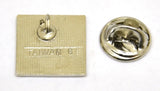 Hat Pin Tie Tack Lapel Pin "KW" Logo White & Red Metal Stud Mount GG#93020