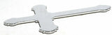 Cutout cross small chrome tape mount for Peterbilt  Kenworth Freightliner Ford