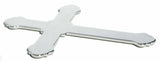 cut out cross small chrome tape mount for Peterbilt  Kenworth Freightliner Ford