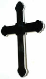 Cutout cross small chrome tape mount for Peterbilt  Kenworth Freightliner Ford
