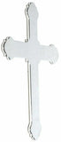 Cutout cross small chrome tape mount for Peterbilt  Kenworth Freightliner Ford