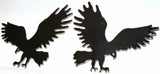 GG Cutout Eagle Medium Tape Mount Chrome Plated 9 1/2" #94031 & 94032 Pair