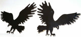 GG Cutout Eagle Medium Tape Mount Chrome Plated 9 1/2" #94031 & 94032 Pair