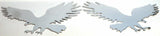 GG Cutout Eagle Medium Tape Mount Chrome Plated 9 1/2" #94031 & 94032 Pair