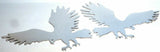 GG Cutout Eagle Medium Tape Mount Chrome Plated 9 1/2" #94031 & 94032 Pair