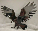 Cutouts Eagle Face Right & Left Stud Mount Chrome 9-1/2" (W) GG#94033-34 Pair