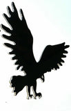Cutout eagle small face to the right chrome metal tape mount Peterbilt Kenworth