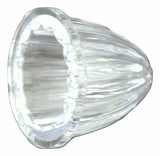 Bumper Guide Top for 1" Pipe Plastic Clear Lens Chrome Aluminum GG#94762 Pair