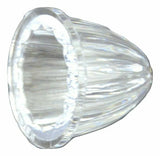 Bumper Guide Top for 1" Pipe Plastic Clear Lens Chrome Aluminum GG#94762 Pair