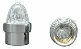 Bumper Guide Top for 1" Pipe Plastic Clear Lens Chrome Aluminum GG#94762 Pair