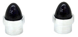 Bumper Guide Top for 1" Pipe Plastic Purple Lens Chrome Aluminum GG#94764 Pair