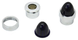 Bumper Guide Top for 1" Pipe Plastic Purple Lens Chrome Aluminum GG#94764 Pair