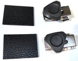 Door Window Triangle Glass Vent Lock Set Chrome & Plastic GG#95010 Pair