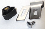 Door Window Triangle Glass Vent Lock Set Chrome & Plastic GG#95010 Pair