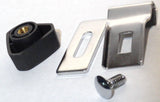 Door Window Triangle Glass Vent Lock Set Chrome & Plastic GG#95010 Pair