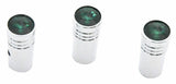 Toggle Switch Extensions for Peterbilt 359 379 Green Jewel 1" GG#95073-3 Pack