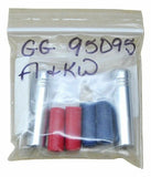 GG Toggle Switch Extension for Freightliner w/Silver Glossy Stickers #95095 Pair