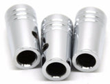 Peterbilt Toggle Switch Extensions Mini Cone Pointed Chrome Aluminum 1"-3 Pcs