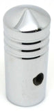 Peterbilt Toggle Switch Extensions Mini Cone Pointed Chrome Aluminum 1"-3 Pcs