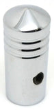 Peterbilt Toggle Switch Extensions Mini Cone Pointed Chrome Aluminum 1"-3 Pcs