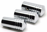 Peterbilt Toggle Switch Extensions Mini Cone Pointed Chrome Aluminum 1"-3 Pcs