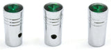 GG Toggle Switch Extensions for Round Kenworth Switch Green 1" #95233 Set of 3