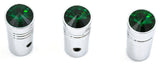GG Toggle Switch Extensions for Round Kenworth Switch Green 1" #95233 Set of 3