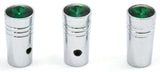 GG Toggle Switch Extensions for Round Kenworth Switch Green 1" #95233 Set of 3