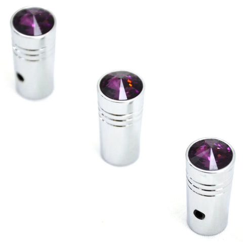 3-Toggle Switch Extensions for Kenworth Round Switch 1" H Purple Jewel GG#95234