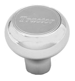 GG Deluxe Knob for Tractor Air Brake Chrome Screw-on Stainless Plaque #95380