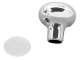 GG Deluxe Knob for Tractor Air Brake Chrome Screw-on Stainless Plaque #95380