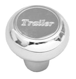 GG Deluxe Knob for Trailer Air Brake Chrome Screw-on Stainless Plaque #95381